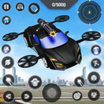 Flying Car Robot Shooting Game Mod APK 9.9.15 [MOD MENU][Unlimited Gold]