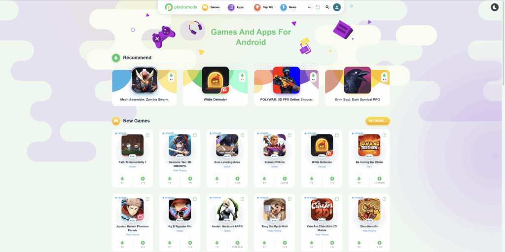 Platinmods - Android MODs, MOD APK Mobile Games & Apps: Complete Guide 2025 1 image